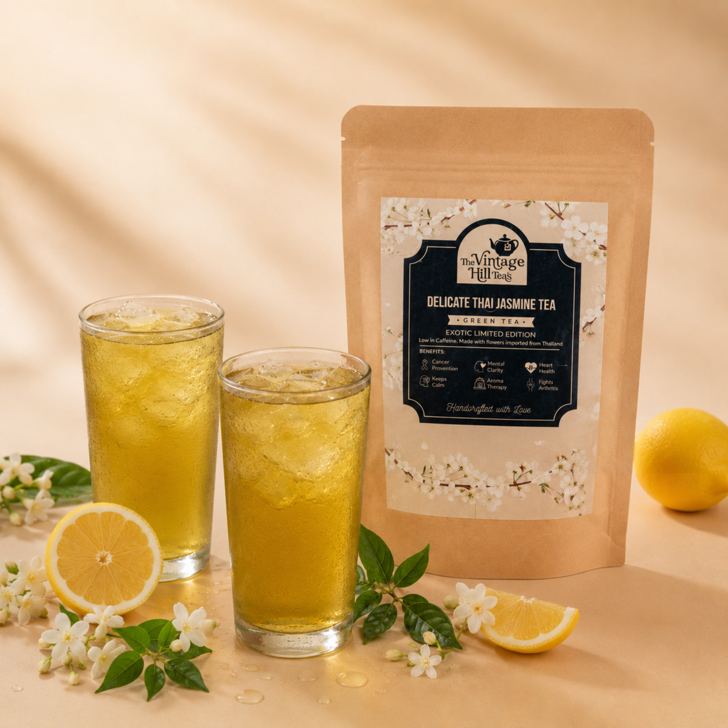 Delicate Thai Jasmine Green Tea | Premium Loose Leaf Tea