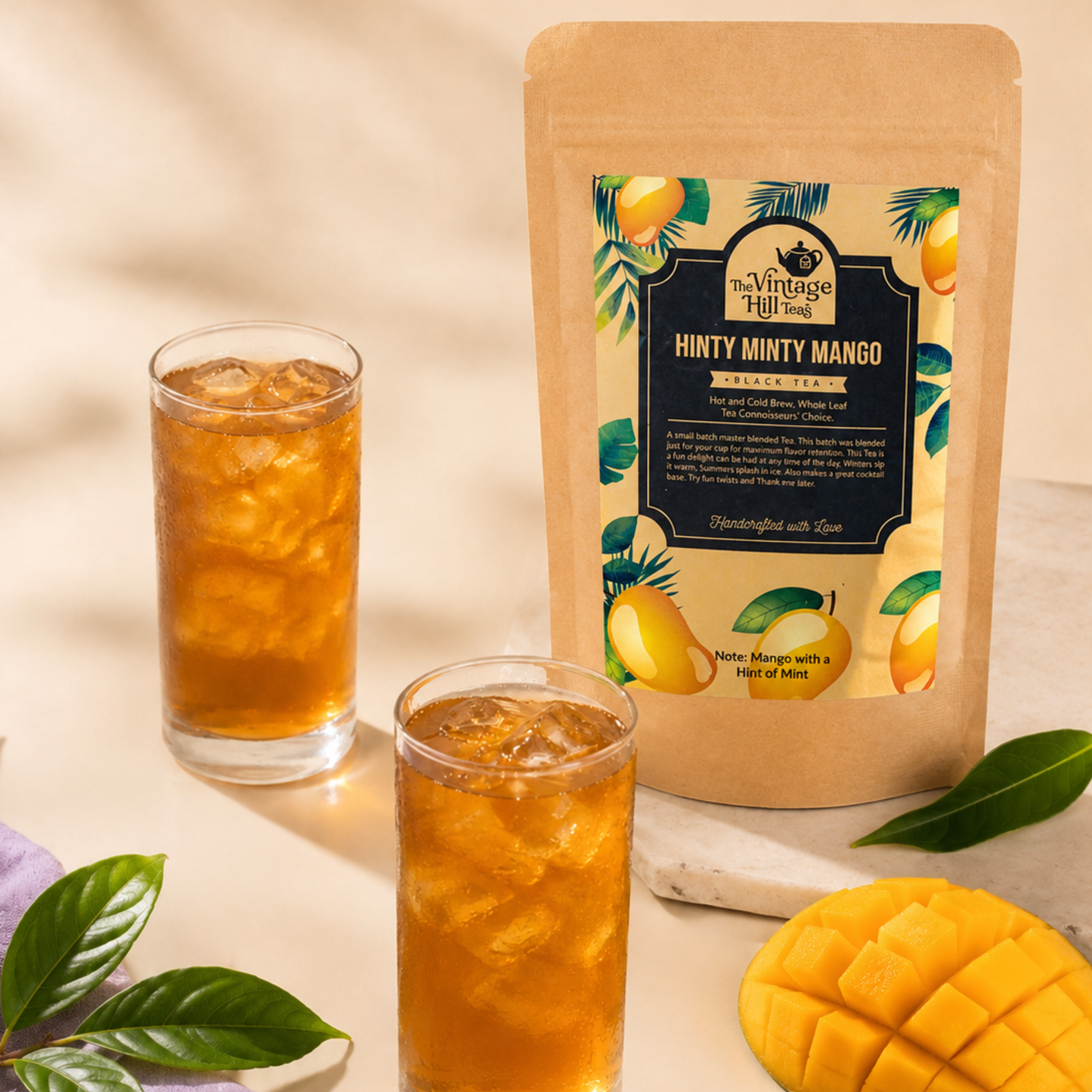 Hinty Minty Mango Black Tea | Premium Loose Leaf Tea
