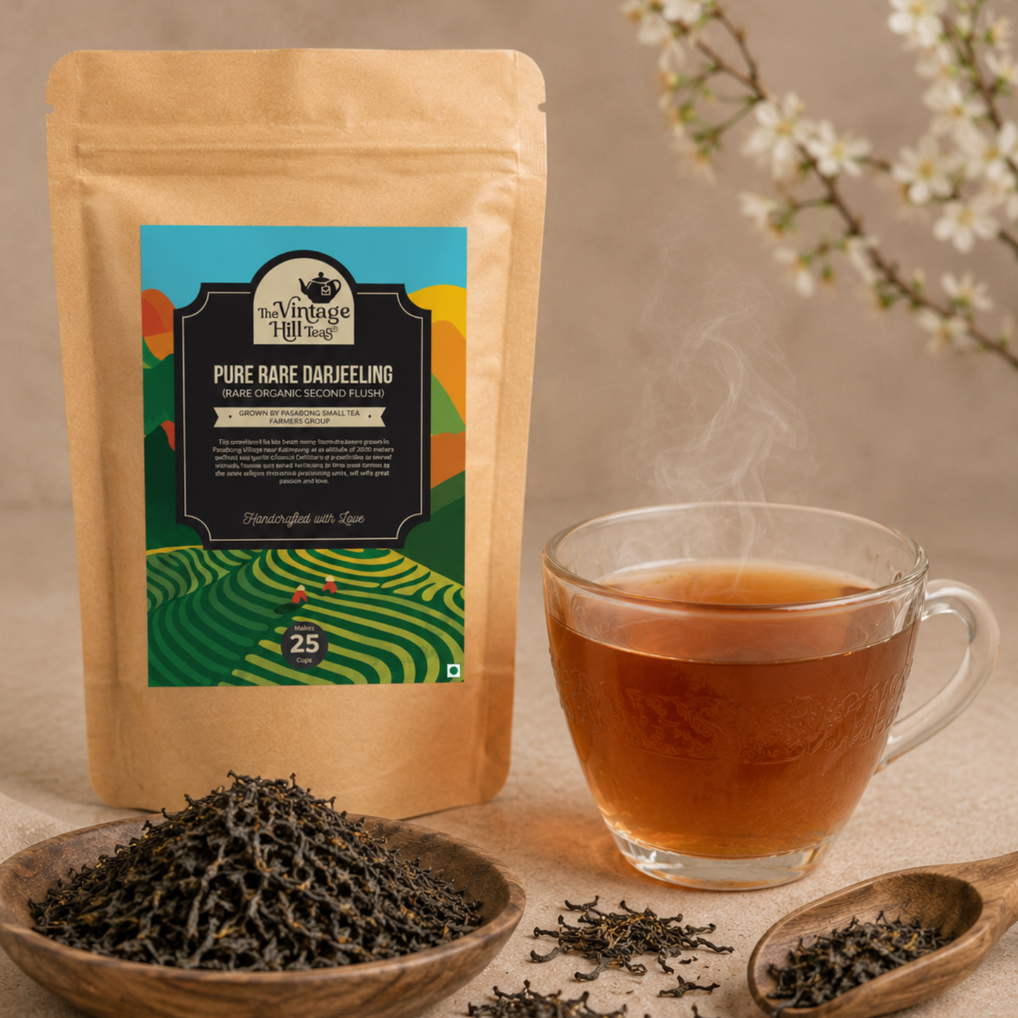 Pure Rare Darjeeling Black Tea | Second Flush | Premium Loose Leaf Tea