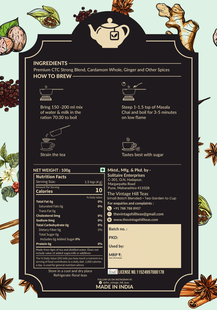 Bombay Cutting Chai | Premium Loose Leaf Tea