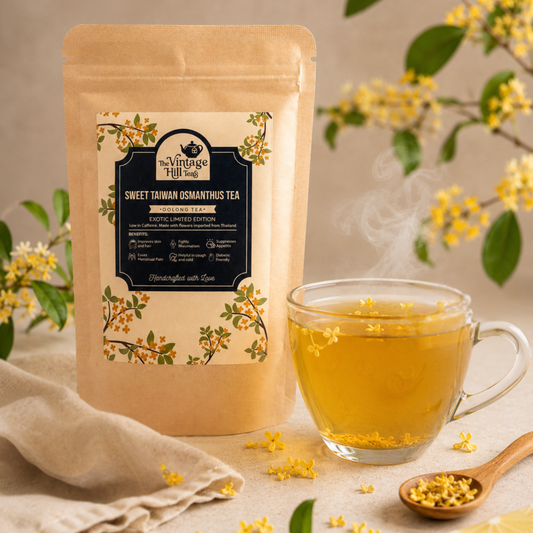 Sweet Taiwan Osmanthus Caffiene-free Tisane flower Tea | Premium Loose Leaf Tea