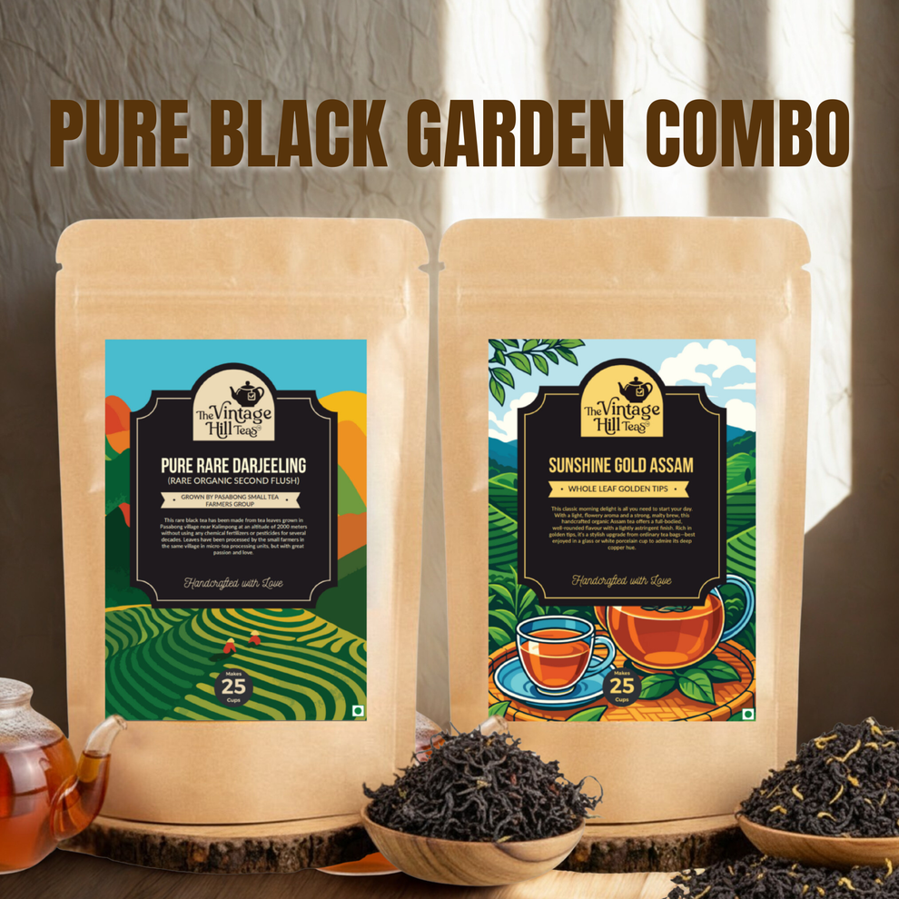 Pure Black Tea Garden Combo – The Vintage Hill Teas