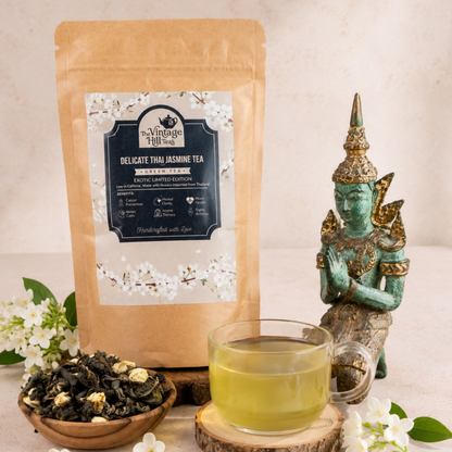 Delicate Thai Jasmine Green Tea | Premium Loose Leaf Tea