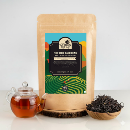 Pure Rare Darjeeling Black Tea | Second Flush | Premium Loose Leaf Tea