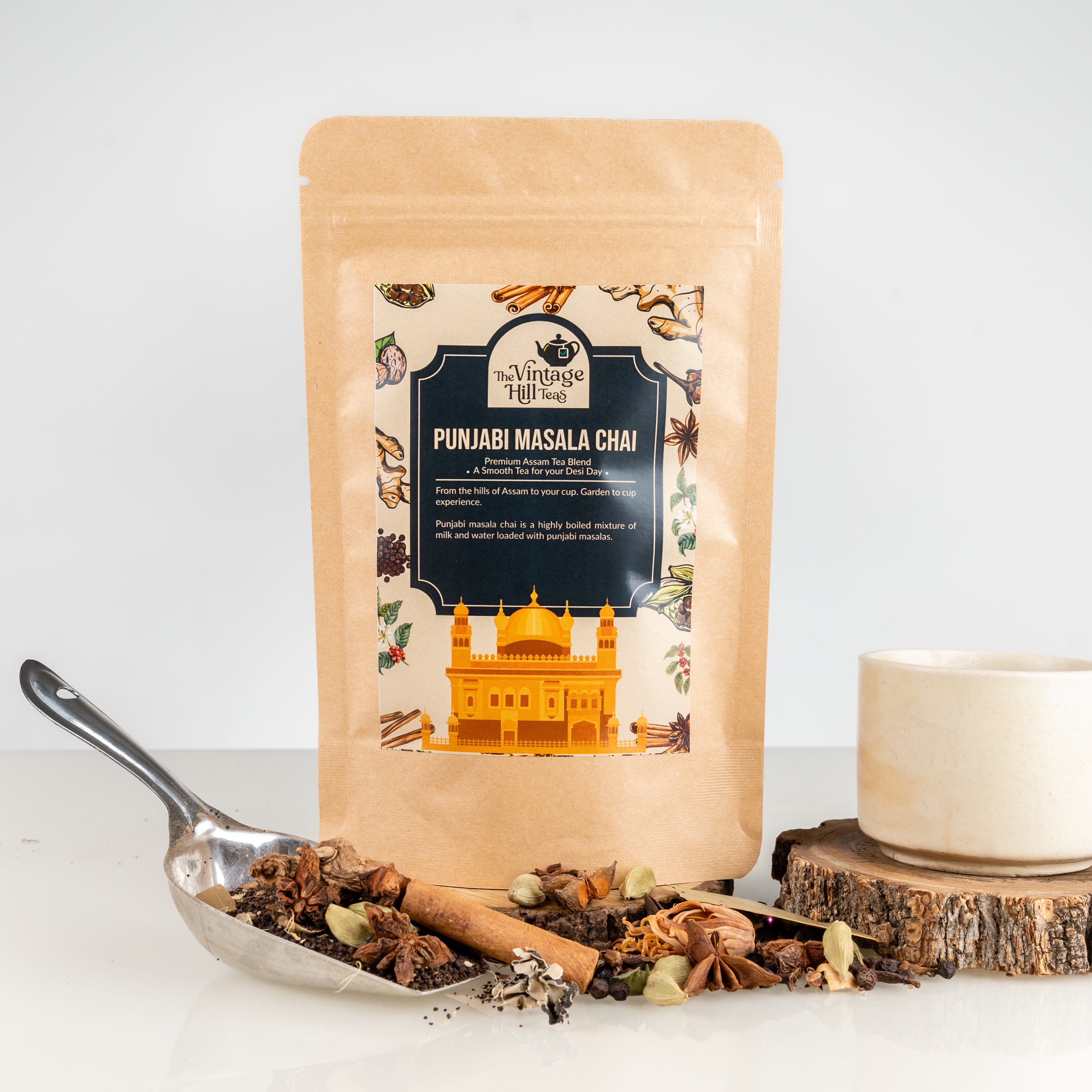 Mssali Tea Punjabi Masala Chai – Premium Loose Leaf Masala Chai from India – The ...
