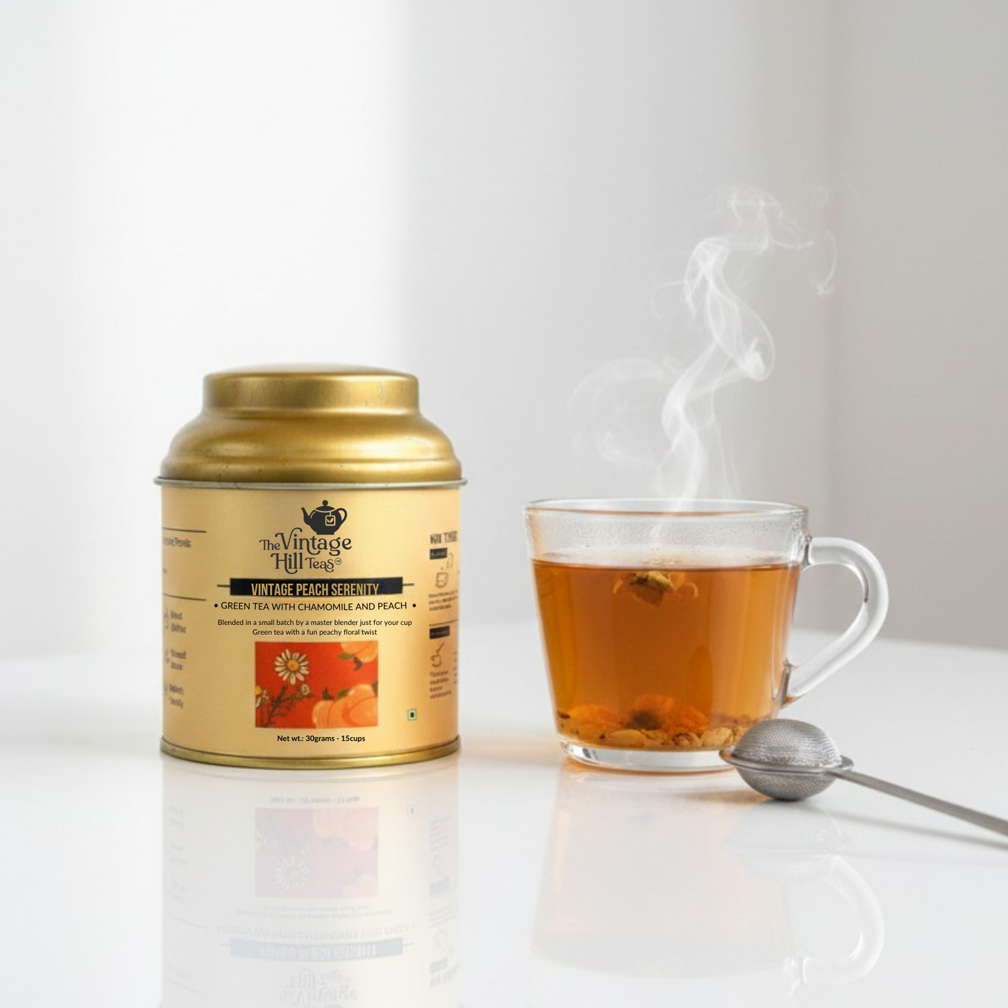 Vintage Peach Serenity