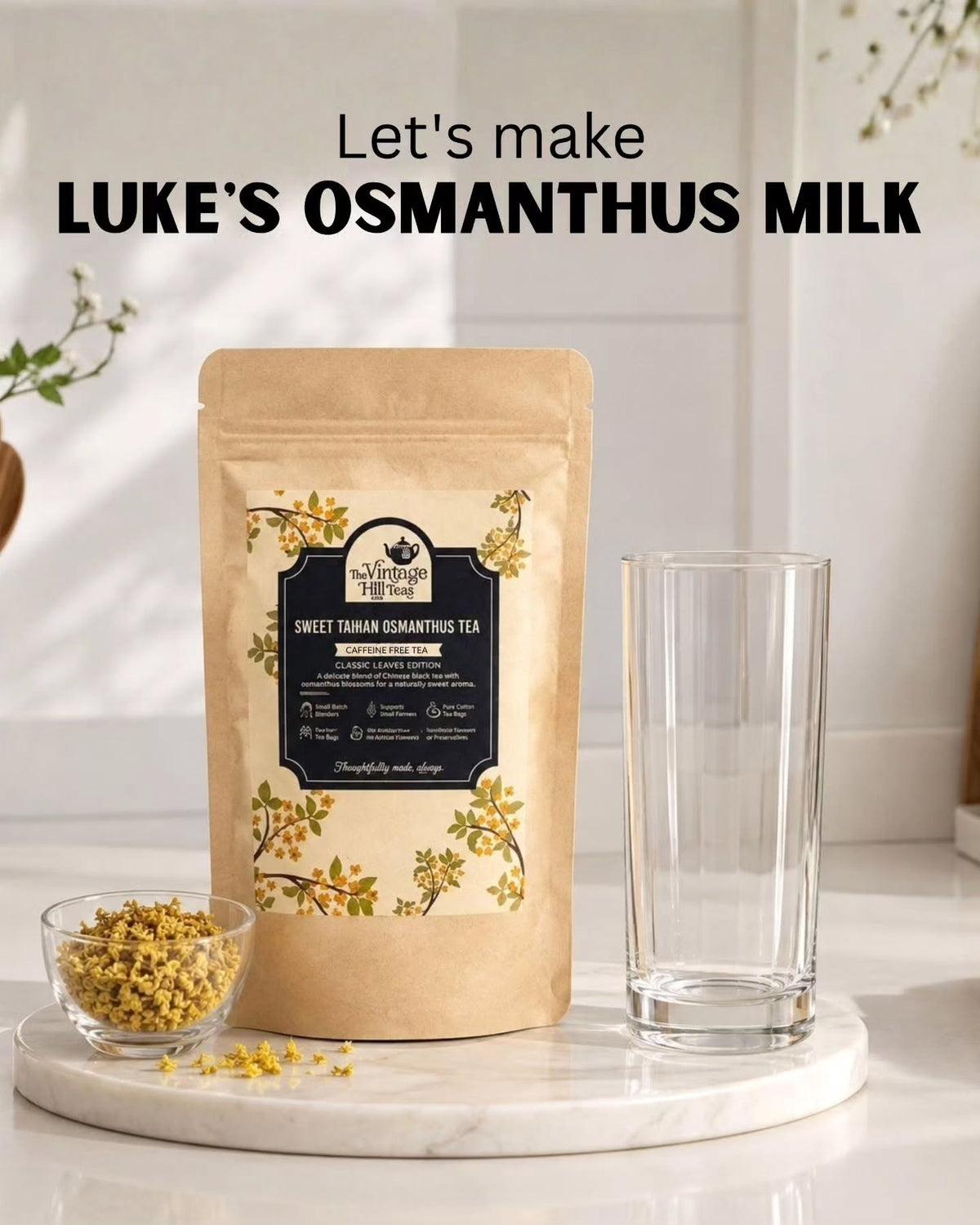 Let's make Luke's Osmanthus Milk - Recipe Step 1