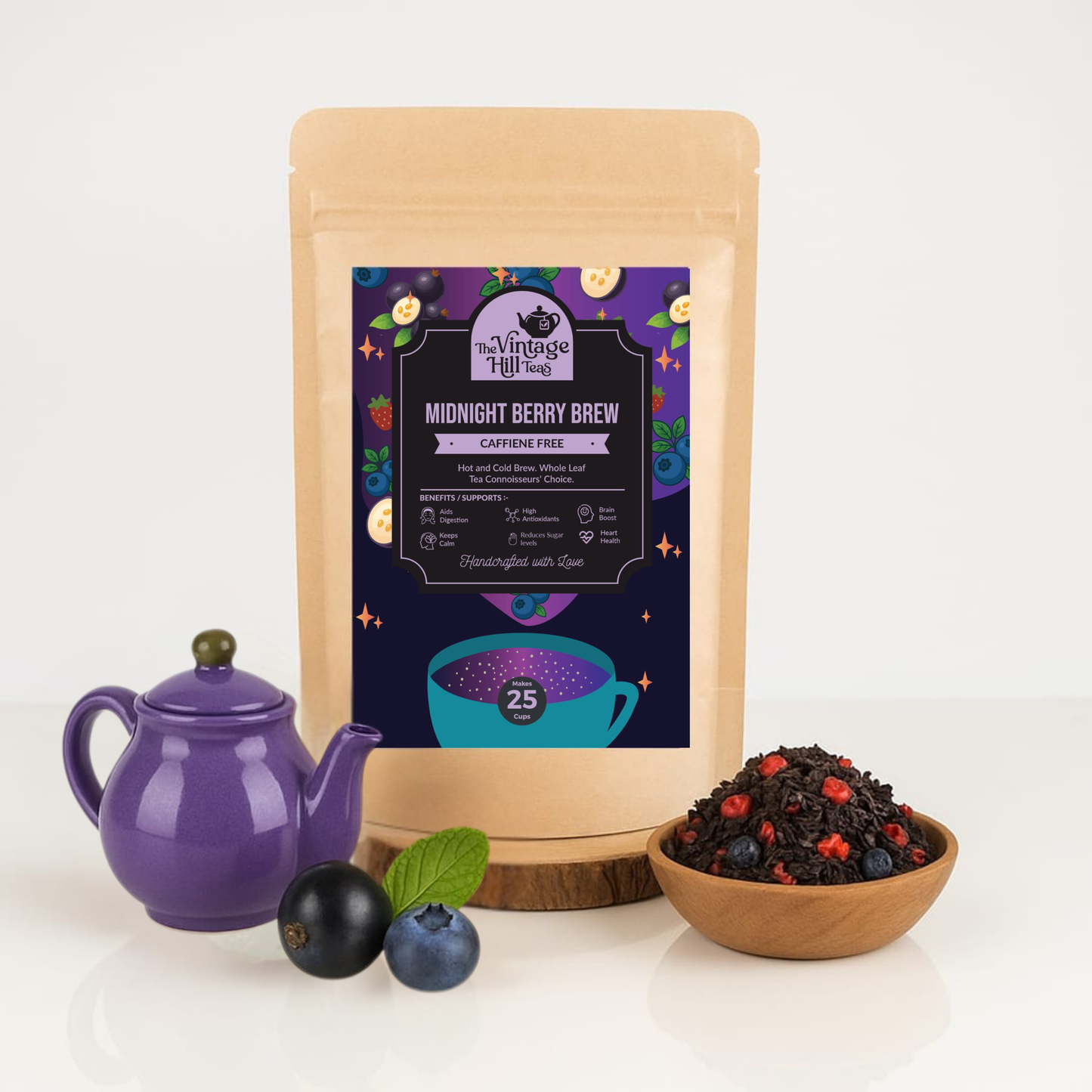Midnight Berry Brew Caffiene-Free Tea